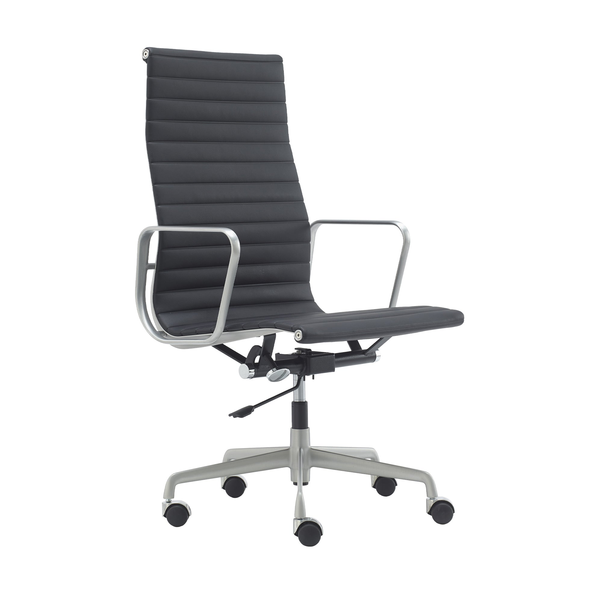Silla Aluminum Alta, aluminio satinado